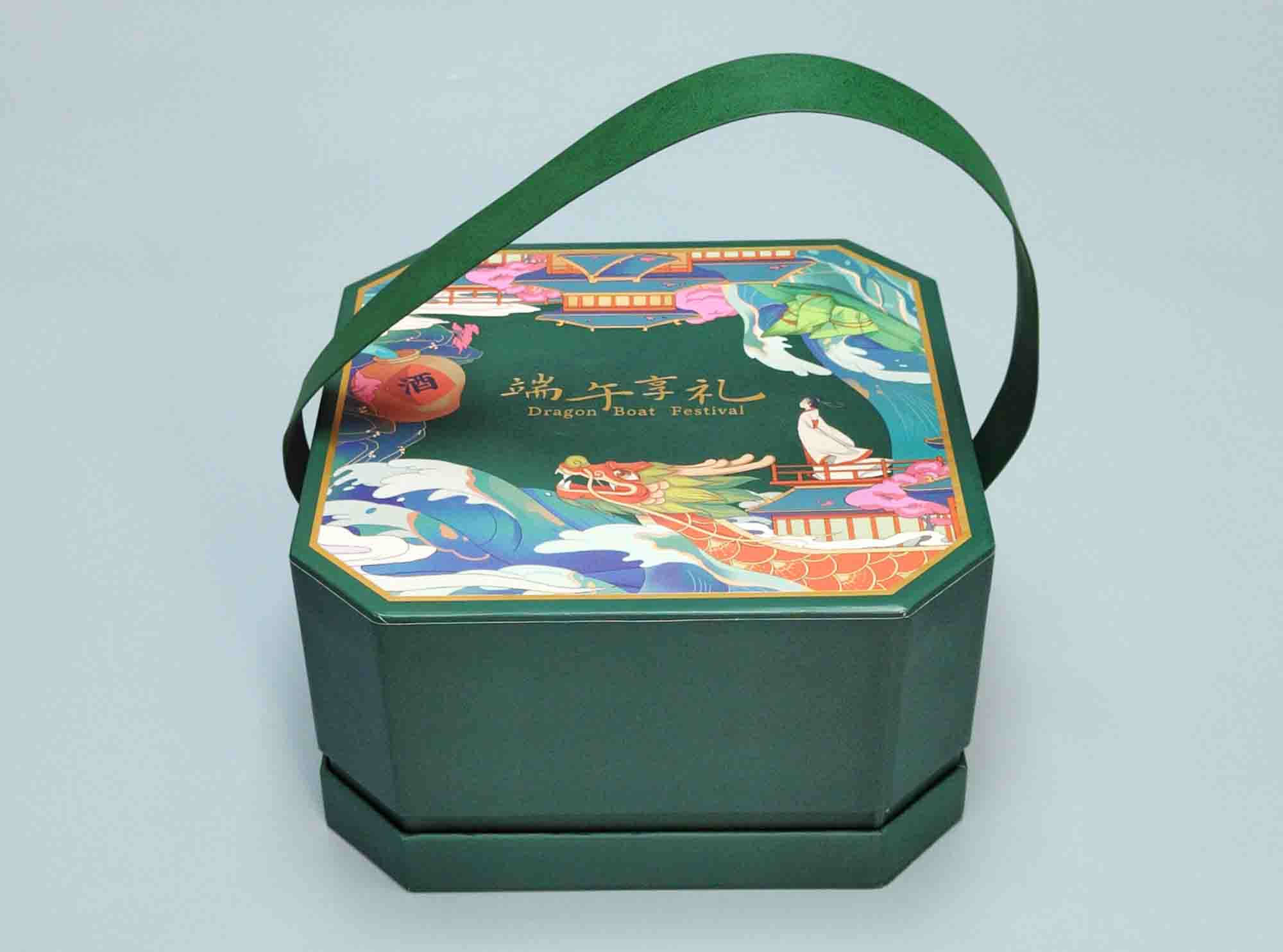 手提盒式 端午粽子礼盒