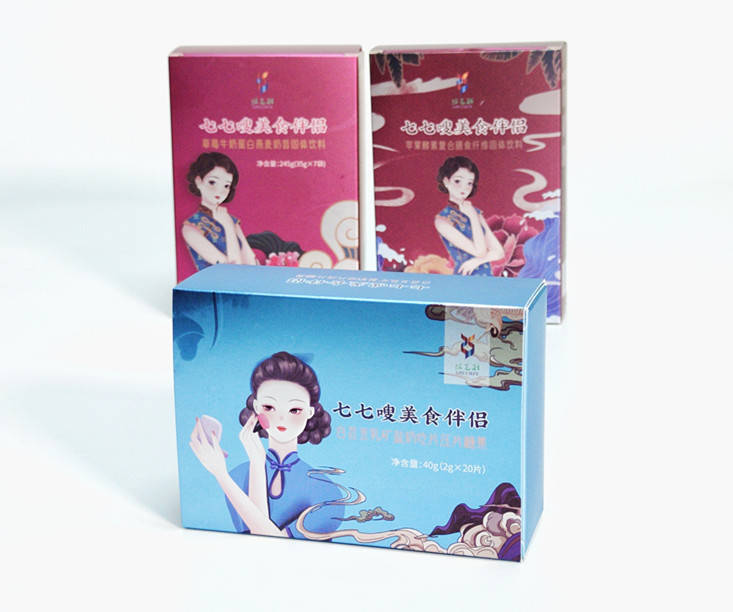 七小七饮料卡盒包装盒