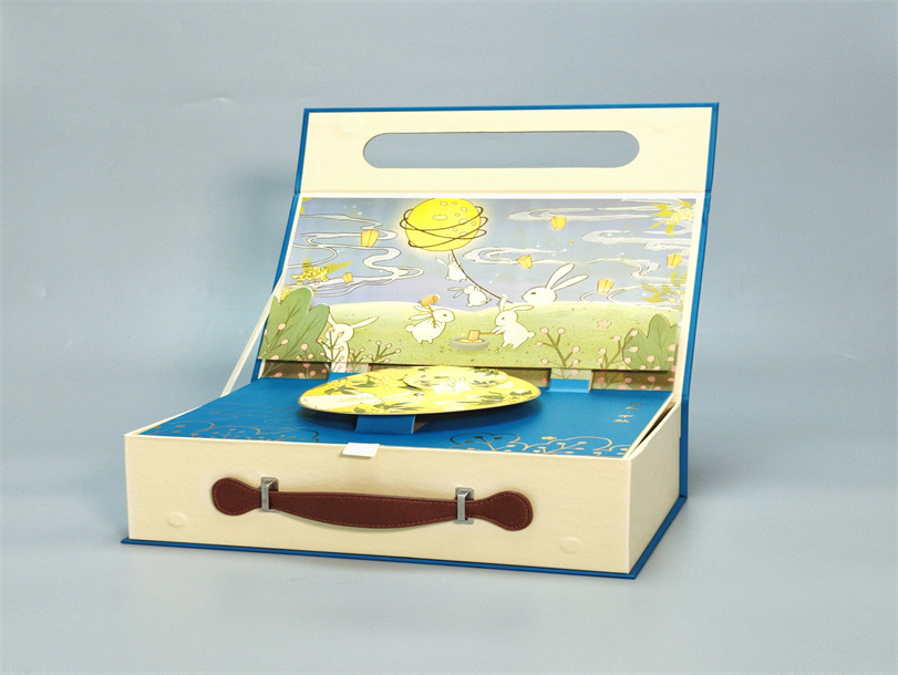 <b>蓝色款月饼包装盒</b>