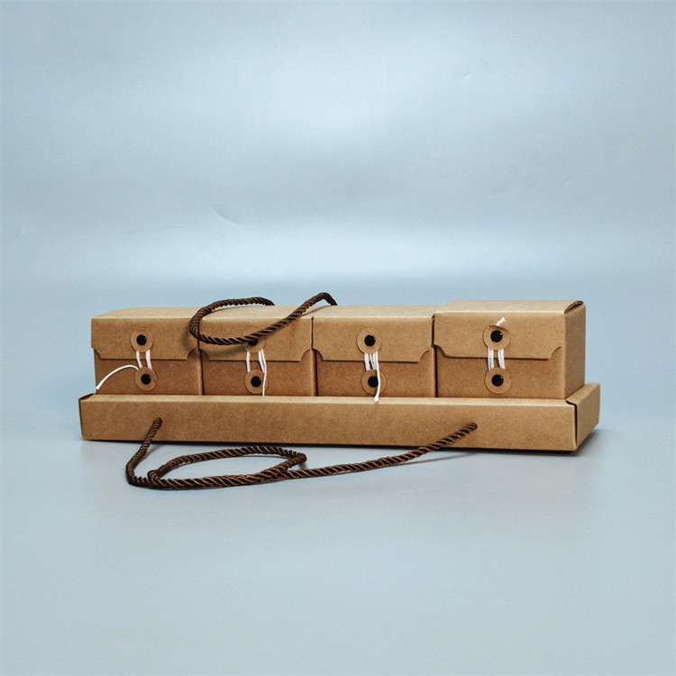  牛皮纸款 粽子包装盒