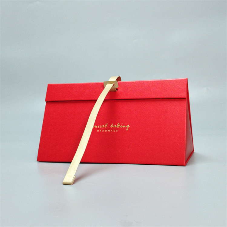 三角粽子包装盒 红色款