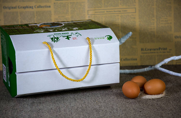 芽米生态土鸡瓦楞包装盒3