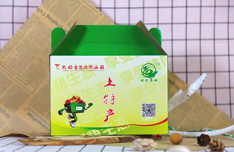 大明生态休闲山庄土特产包装盒1