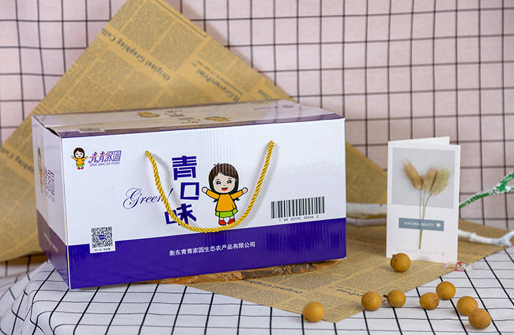 青青家园青口味瓜子瓦楞包装盒1