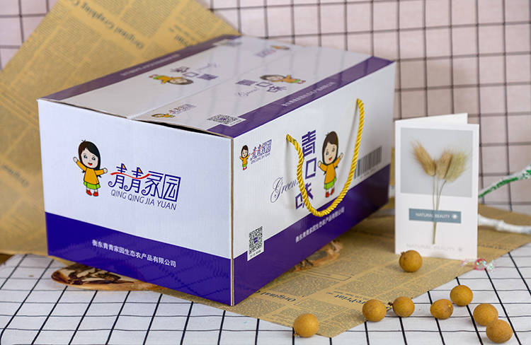 青青家园青口味瓜子瓦楞包装盒2