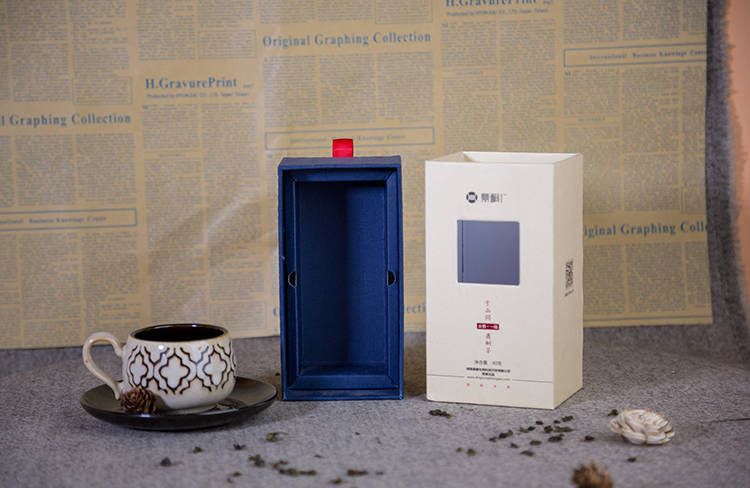 鼎铜茶叶抽屉式包装盒2