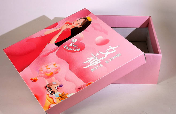 零食天地盖瓦楞包装盒2