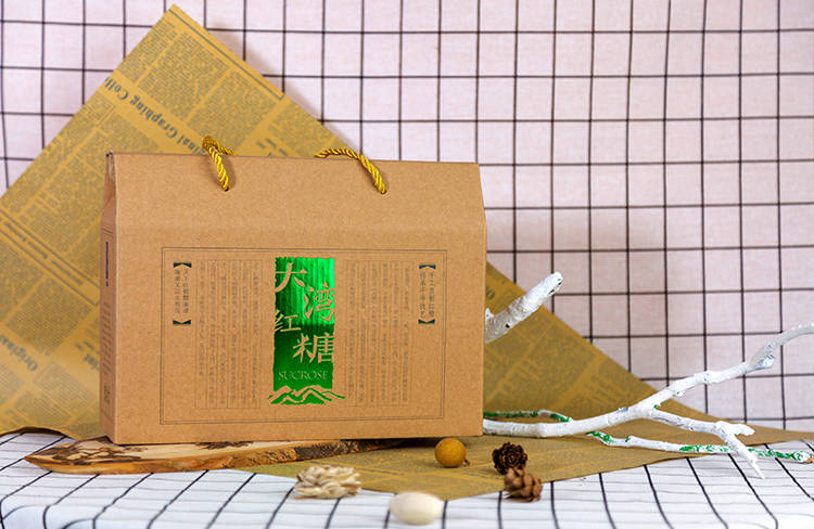 大湾红糖牛皮纸包装盒2
