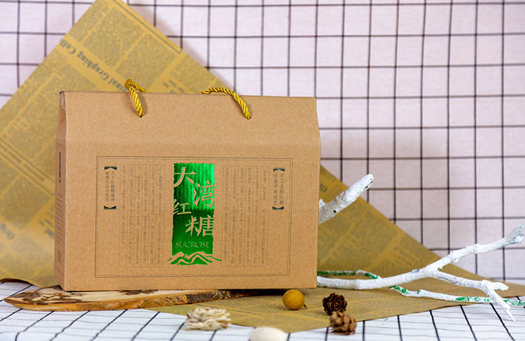 大湾红糖牛皮纸包装盒1