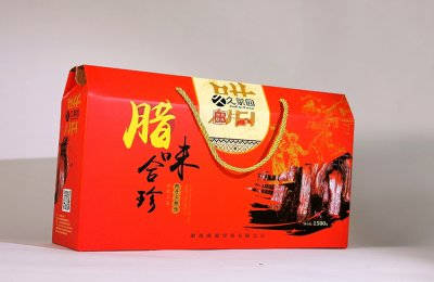 腊味合珍农产品包装盒