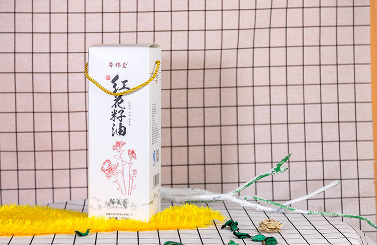 香锦堂红花籽油卡纸包装盒1
