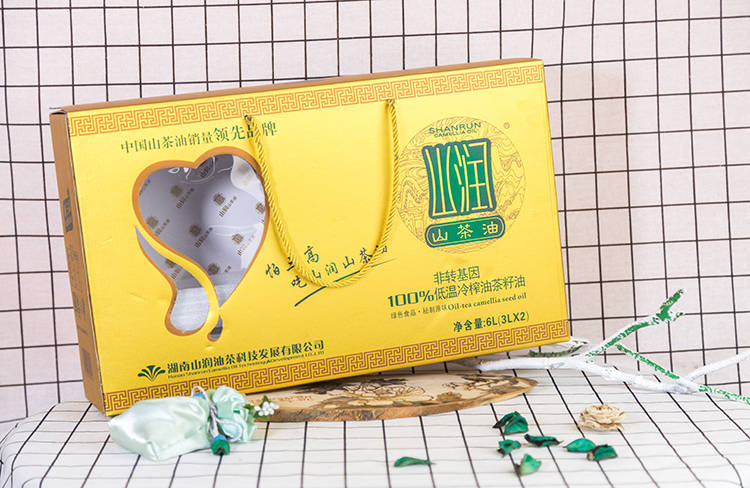 山润山茶油瓦楞包装盒1