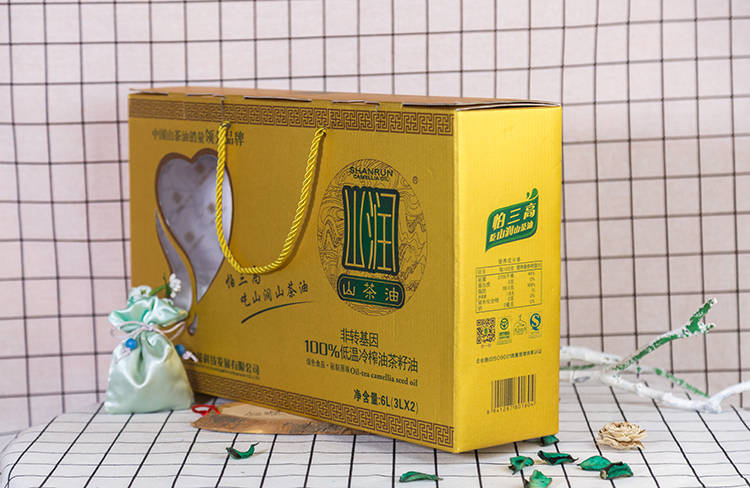 山润山茶油瓦楞包装盒2