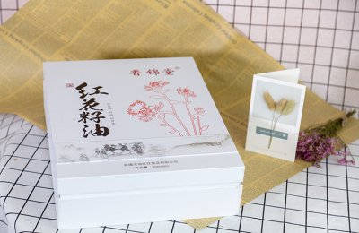 香锦堂红花籽油包装盒