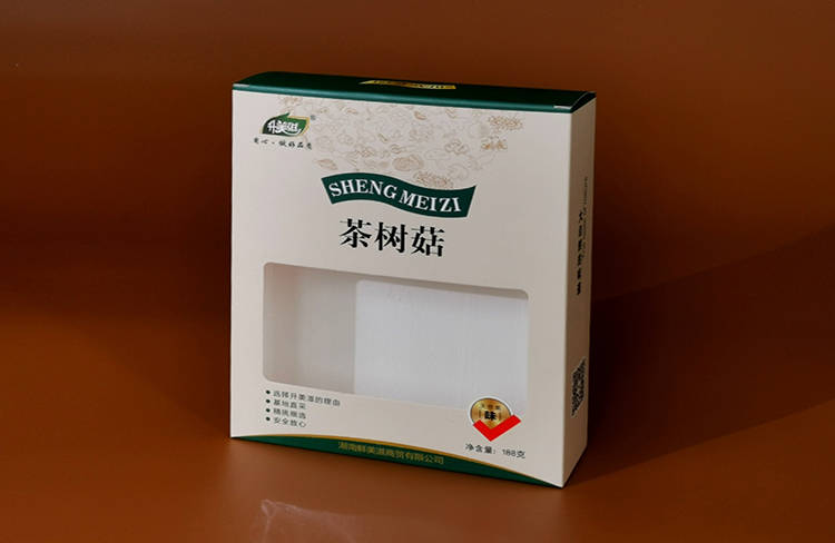 升美滋茶树菇卡纸包装盒1