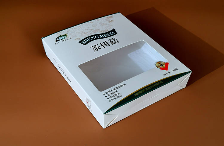 升美滋茶树菇卡纸包装盒2