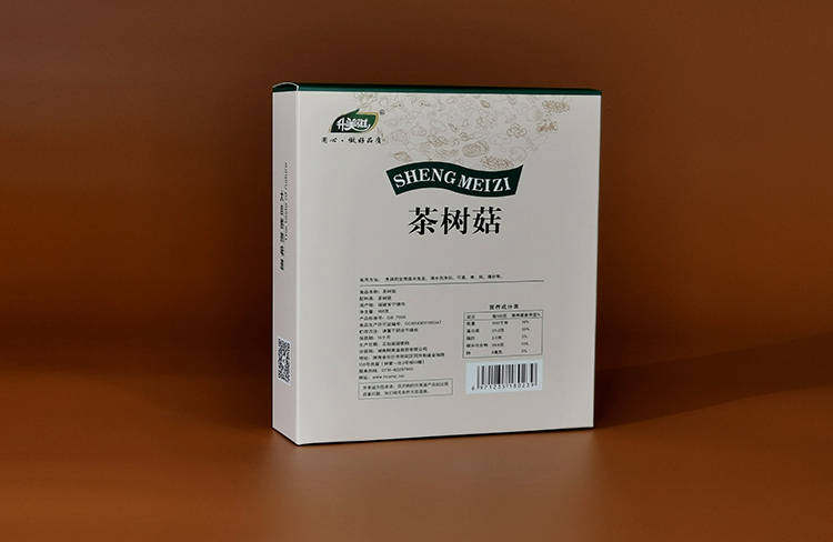升美滋茶树菇卡纸包装盒3