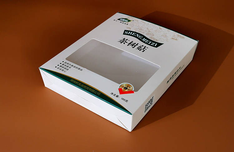 升美滋茶树菇卡纸包装盒4