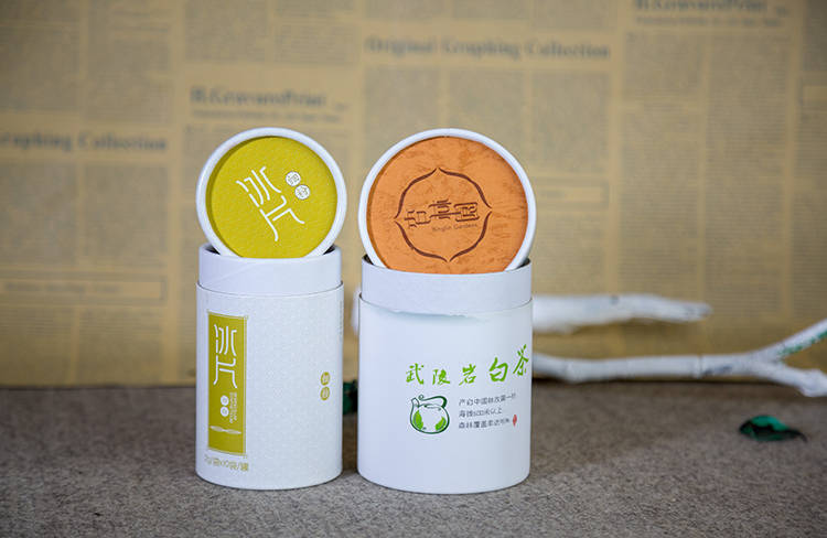 冰片+白茶圆筒包装盒4
