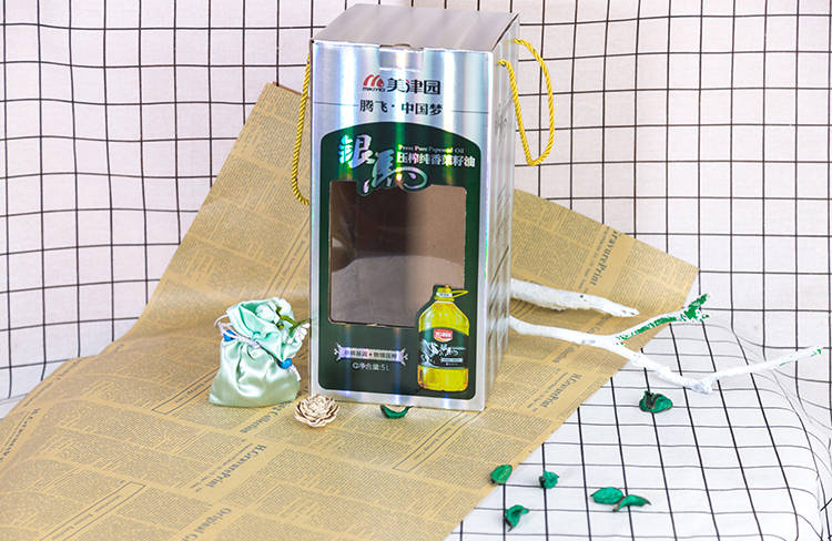 美津园银马菜籽油包装盒1