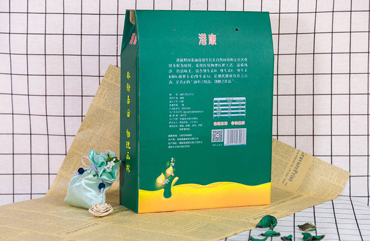 港康野山茶油包装盒2