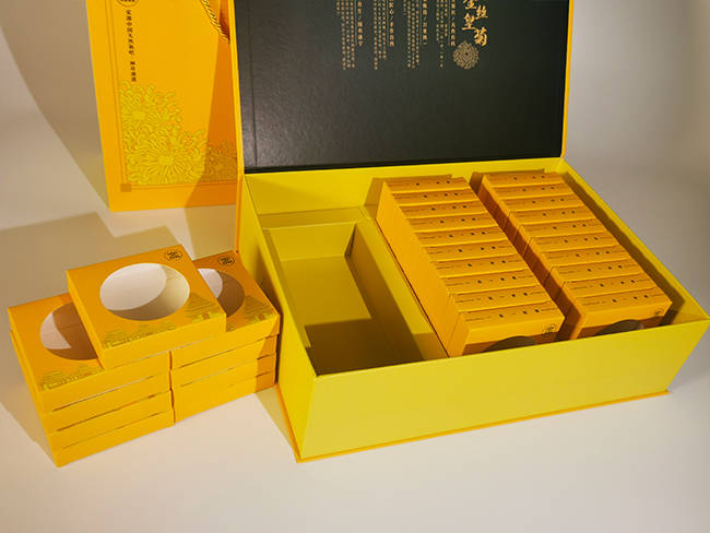 金丝皇菊书型包装礼盒5