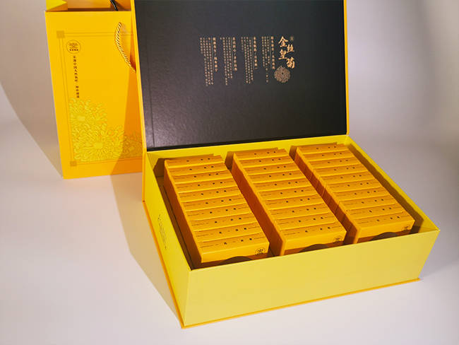 金丝皇菊书型包装礼盒6