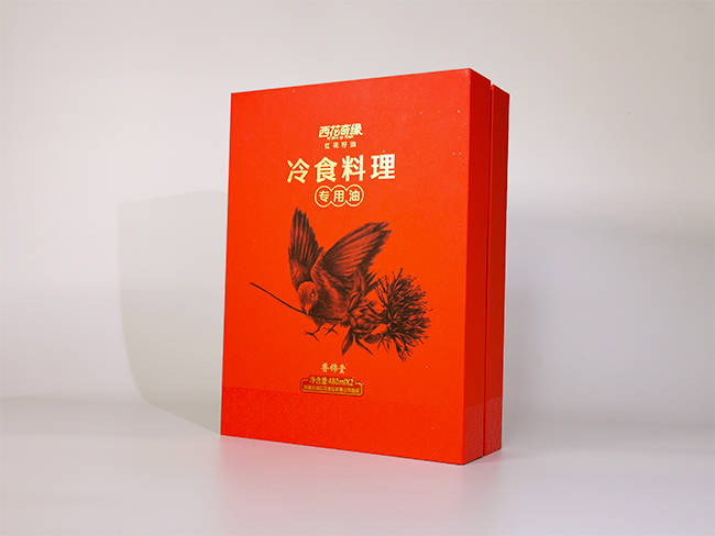 西域奇缘红花籽油包装盒1