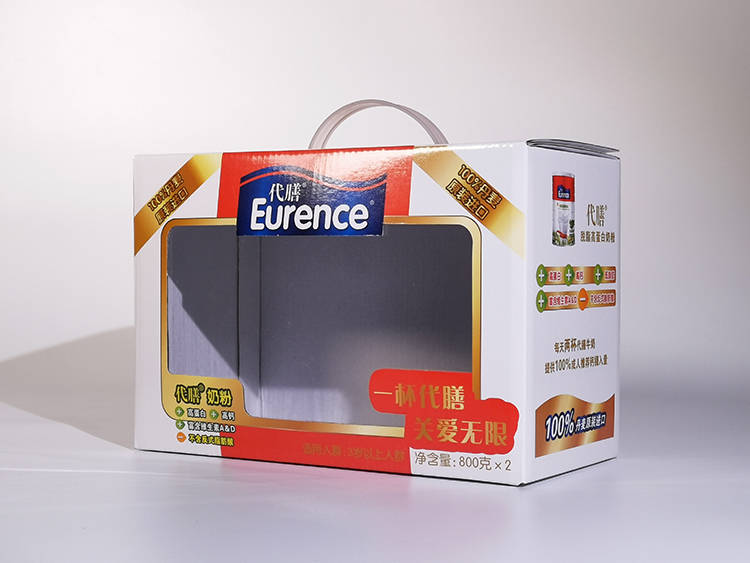 澳优脱脂高蛋白奶粉瓦楞盒1