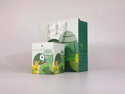 河西走廊卡纸茶叶包装盒