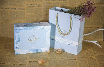 小清新婚礼回礼包装盒