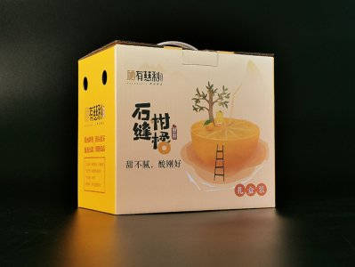 石缝柑橘水果包装盒