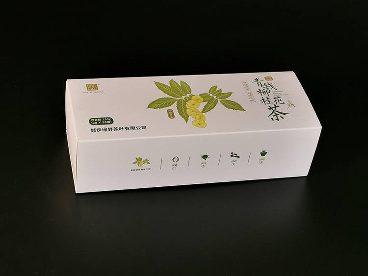 金钱柳茶叶卡纸包装盒3